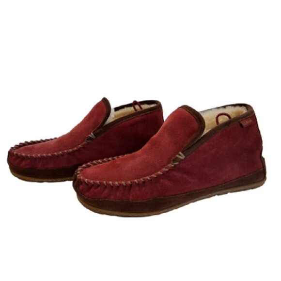 L.L. BEAN Wicked Good Slipper Boot Moc Bramble Berry Purple Sz 10 Women's - Picture 1 of 8